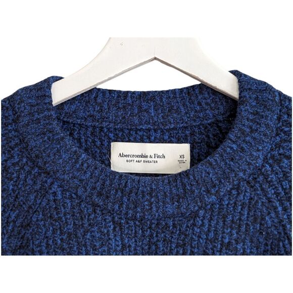 Abercrombie & Fitch Women's Soft A&F Sweater Crew Neck Pullover Blue Size XS NWT - Picture 4 of 6